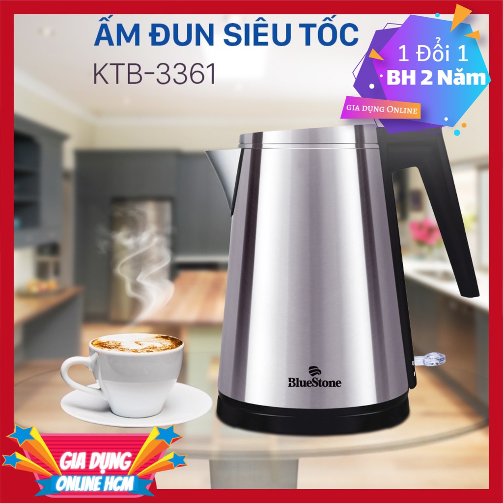 Ấm Đun Siêu Tốc Bluestone KTB3361 - 1.5L
