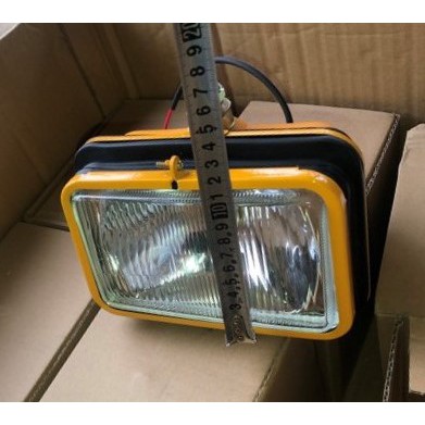 Đèn pha máy xúc máy cẩu chế thêm trước xe ( ô tô tàu bè ) bóng trong h4 12v 24v