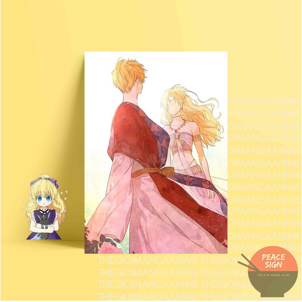 (46 mẫu) Tấm Postcard giấy 260gsm cao cấp MỘT NGÀY NỌ TÔI BỖNG TRỞ THÀNH CÔNG CHÚA A5 anime chibi ảnh đẹp nhiều mẫu