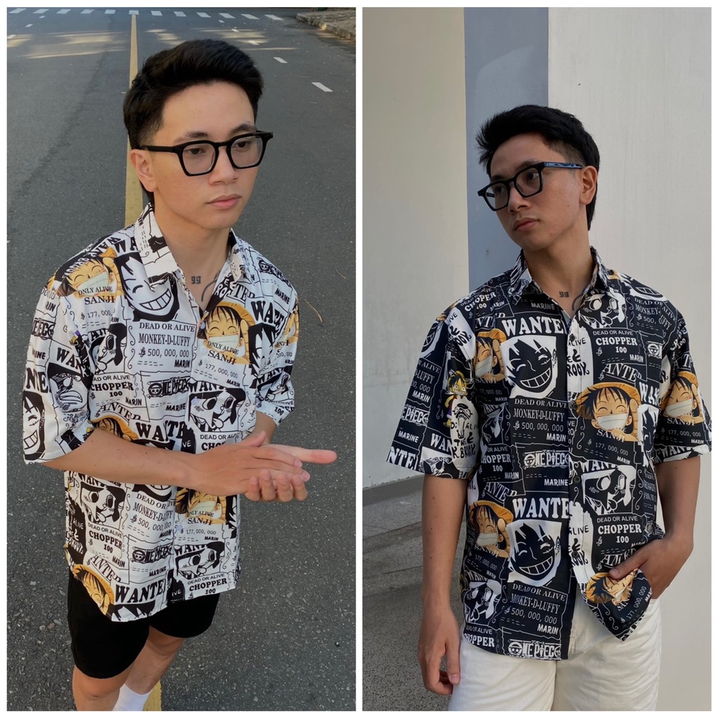 Áo sơ mi nam LUFFY chất lụa cotton