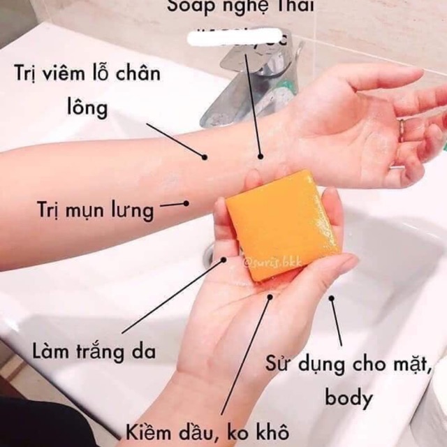 Xà phòng nghệ thái trị mụn - Chính hãng