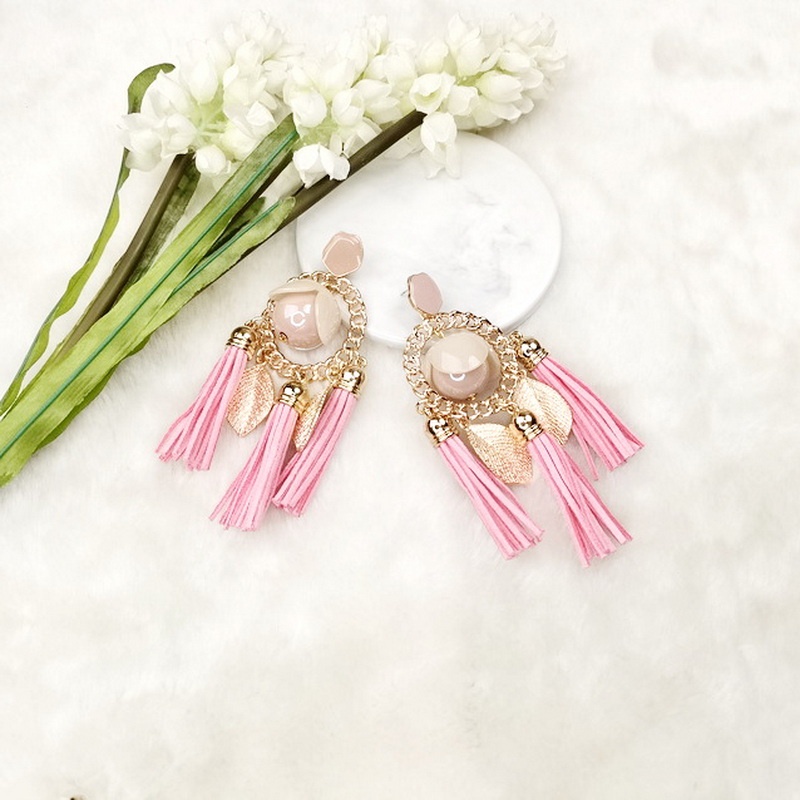 Đôi khuyên tai tạo hình hoa phong cách Bohemian thời trang cho nữ [8-10%