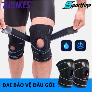 ĐAI CUỐN BẢO VỆ KHỚP GỐI CAO CẤP AOLIKES BĂNG GỐI THỂ THAO GYM AN TOÀN