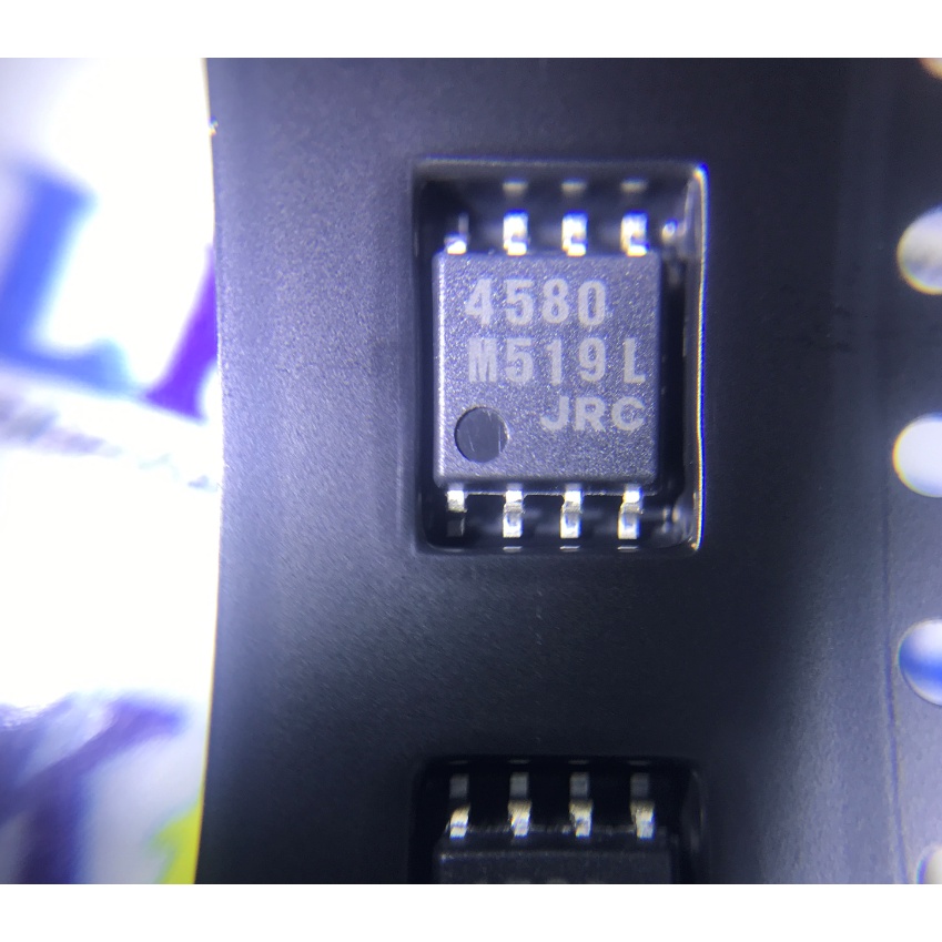 3 IC Opam JRC4580 NJM4580M 4580 SOP-8 chính hãng JRC