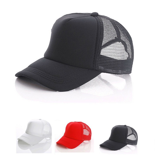 Mũ lưỡi trai màu trơn phối lưới NAM & Nữ
