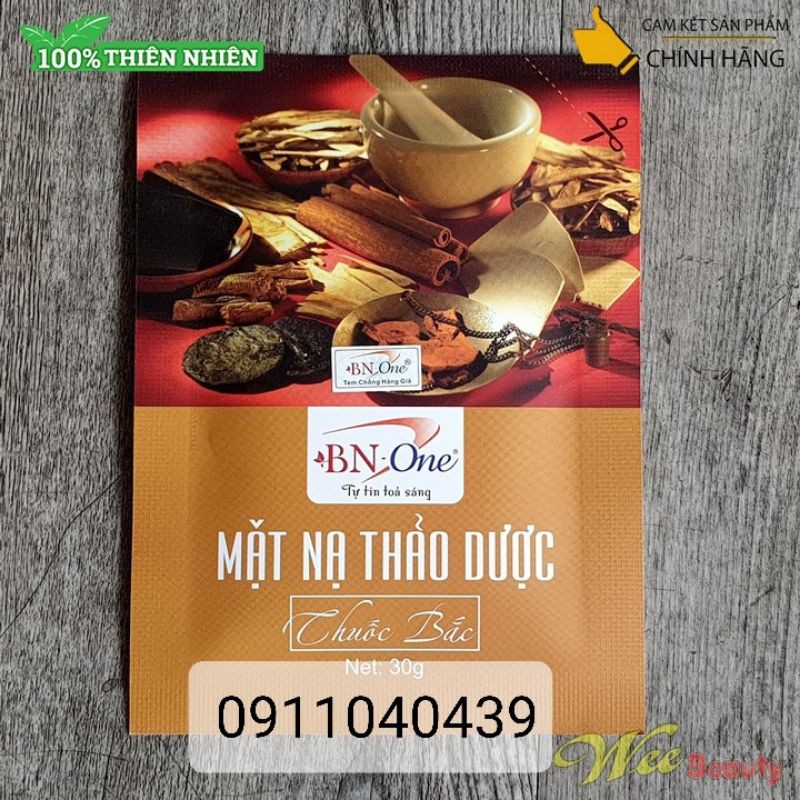 Mặt nạ thảo dược thuốc bắc BN-One 30g