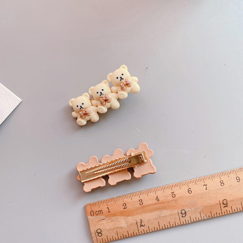 CACTU 2 Pcs Hair Accessories Hair Clips Girls Bear Hairpins Heart Star Cute Headwear Children Hairband