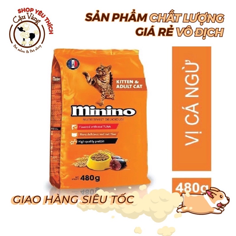 [480G] Minino Tuna dành cho mèo mọi lứa tuổi