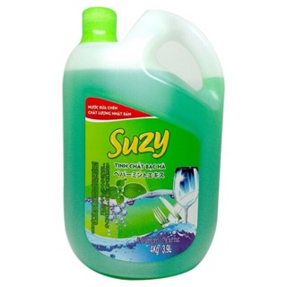 Nước rửa bát suzy tinh chất bạc hà 4l
