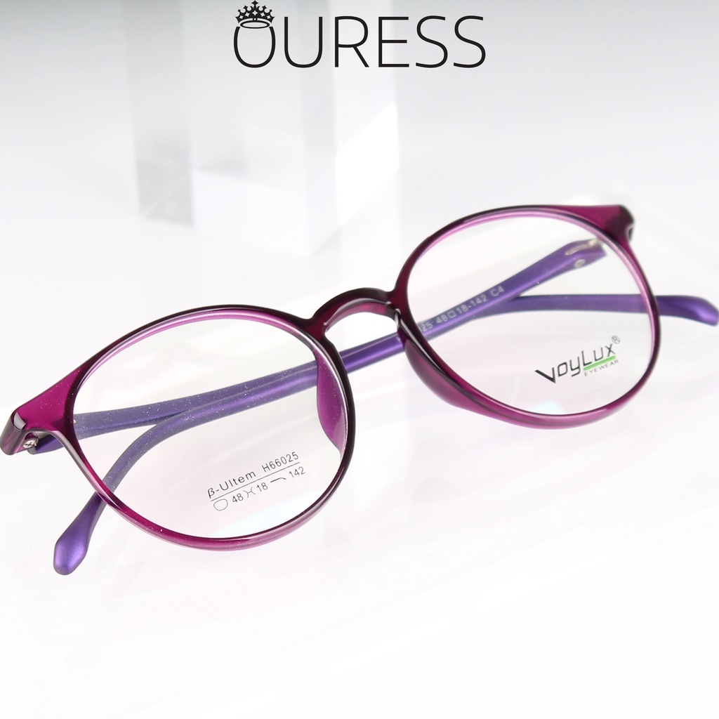 Gọng kính nhựa ultem cao cấp siêu nhẹ siêu bền thời trang – thương hiệu OURESS h66025
