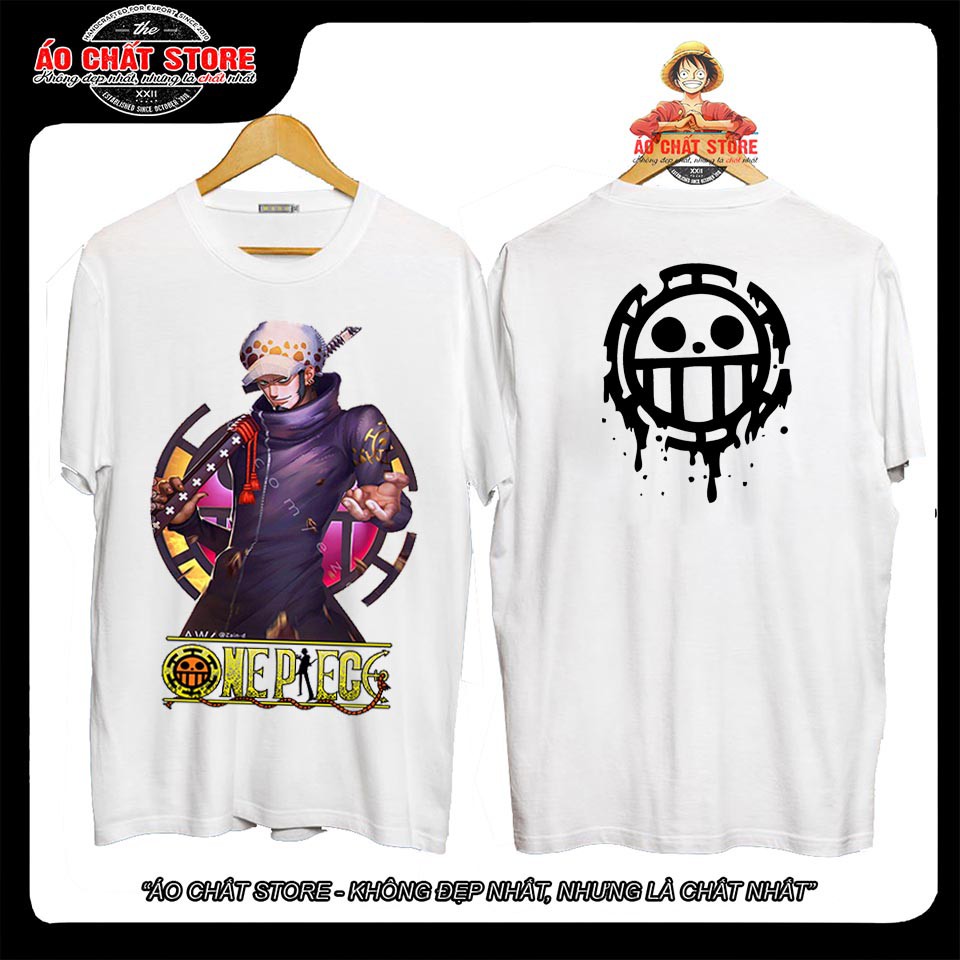 (VIDEO THÂTH)Áo One Piece  Trafalgar Law Siêu Đẹp - Áo LAW Bác Sĩ Tử Thần Đảo Hải Tặc One Piece OP166