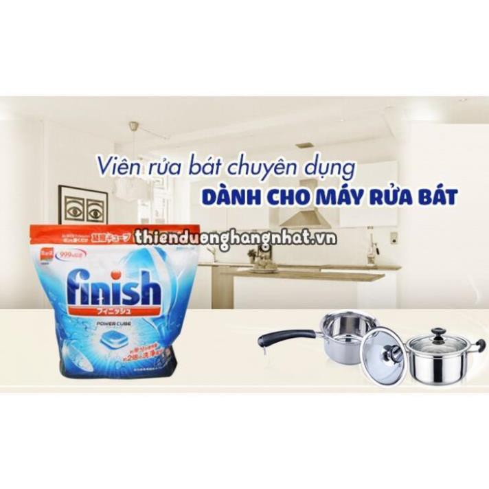 [Hàng Nhật] Viên Rửa Chén Bát Finish Nhật Bản túi 150 viên