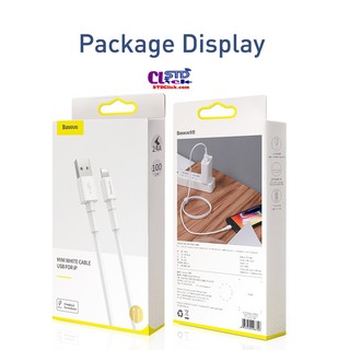DÂY CÁP SẠC MICRO BASEUS MINI WHITE CHÍNH HÃNG [NEW 100%]