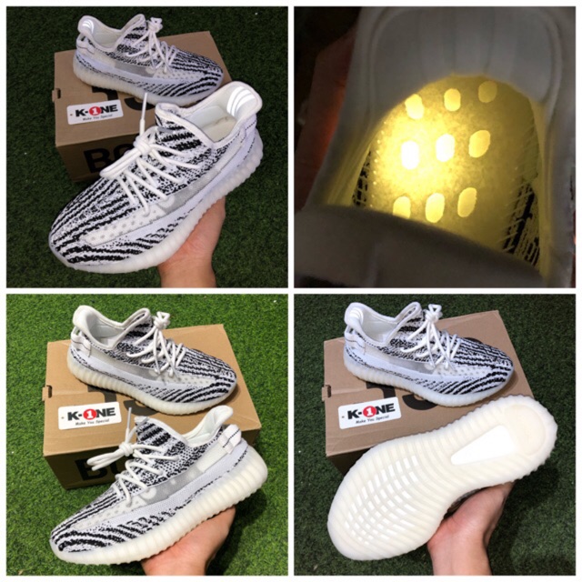 [FREE SHIP+QUÀ] Video YZ 350 V2 Soi Boost Giày thể thao nam nữ 36-45