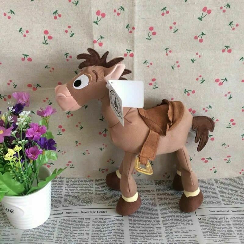 Toy Story 4 Soft Plush Stuffed Bullseye 10&quot; Woody Jessie Horse Cute Doll Kids Toy