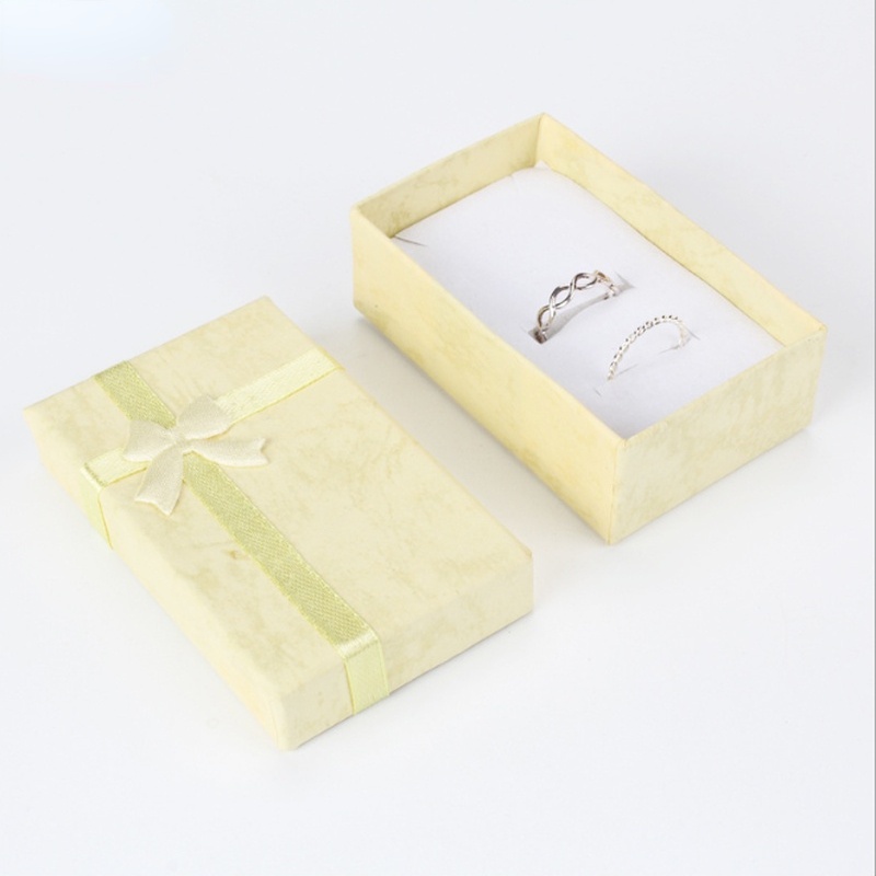 Hộp Trang Sức 5 * 8 Cm Bowknot Vòng Khuyên Tai Vòng Cổ Bộ Hộp Trang Sức Quà Tặng Đồ Trang Sức Hộp Bao Bì