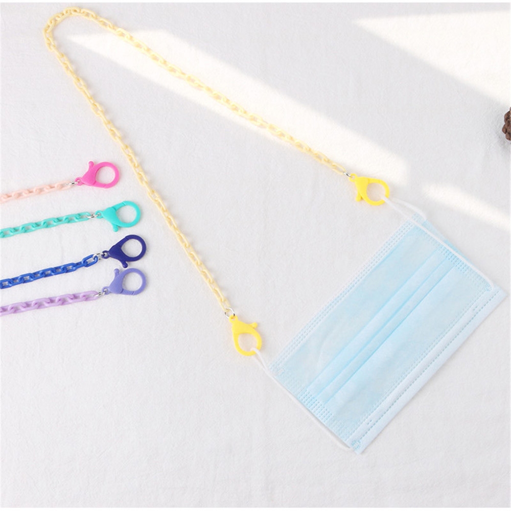 Mới Dây Đeo Khẩu Trang Bằng Nhựa Acrylic Chống Thất Lạc Màu Kẹo Ngọt