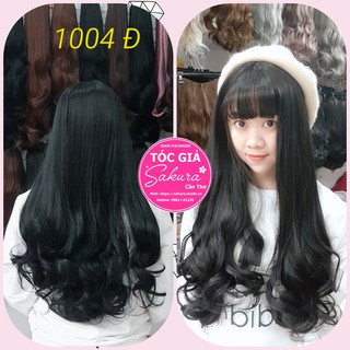 Tóc Giả Nguyên Đầu Xoăn Đuôi Lọn Lớn Có Mái Dài 60cm ❤️ Free Ship ❤️ Tóc cao cấp chịu nhiệt- video & hình thật