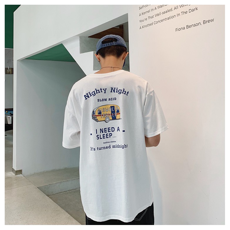Áo thun tay lỡ  I NEED A SLEEP  phông Unisex nam nữ tee oversize form rộng pull Ulzzang Streetwear Hàn Quốc vải mềm