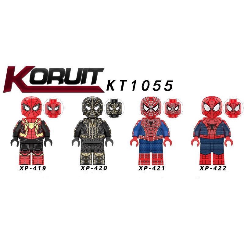 Mô Hình Lego Nhân Vật Người Nhện Xanh Goblin KT1055