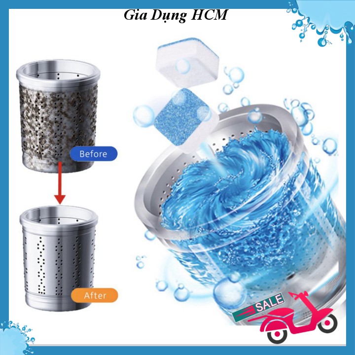 🆕 VIÊN TẨY VỆ SINH MÁY GIẶT SIÊU MẠNH GERMANY 10 VIÊN