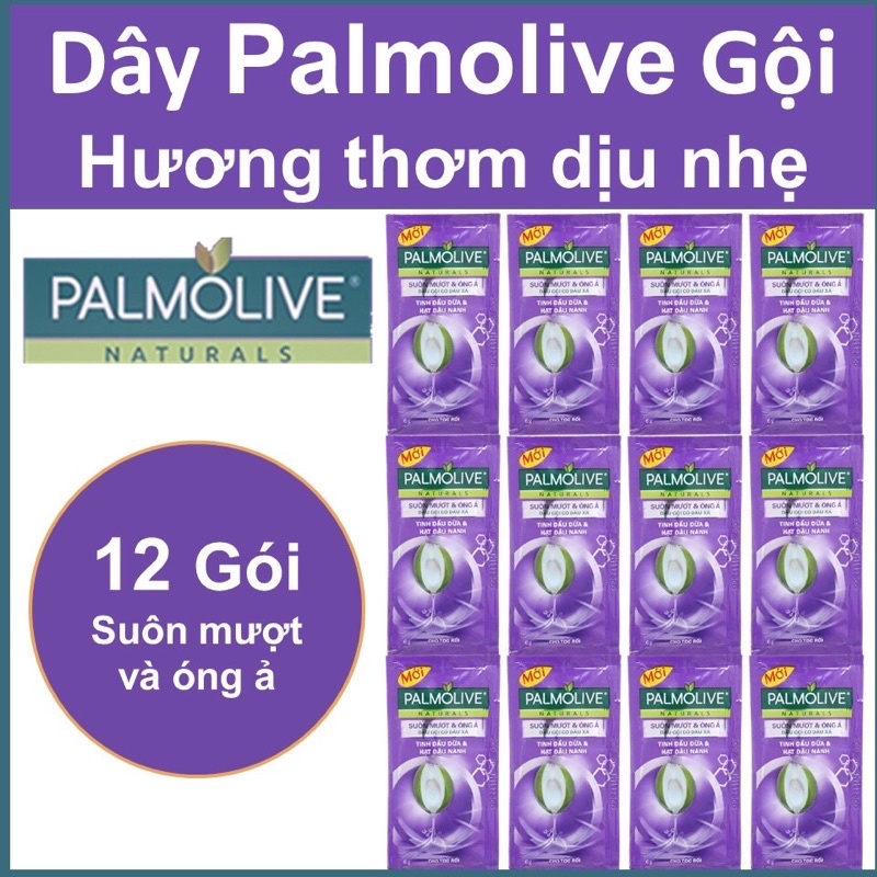 60 gói Dầu gội xả Palmolive Suôn mượt và óng ả