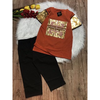 Set bộ thun lửng đính kim sa siêu sang