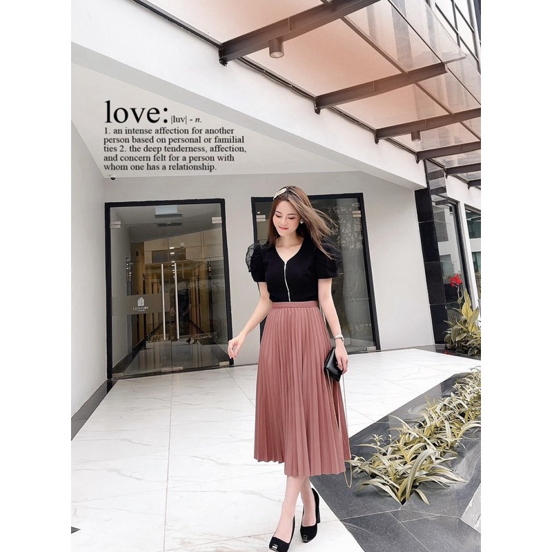 Áo tay bồng G72 pha ren loại đẹp tôn vòng 1 dễ phối đồ hợp thời trang công sở hoặc đi chơi