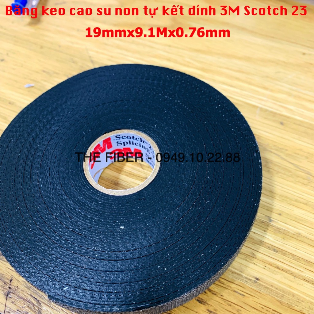 Băng keo cao su non tự kết dính Scotch 23 19mmx9.1M