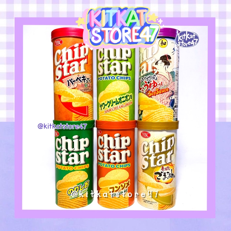 KHOAI TÂY LÁT CHIPSTAR GIÒN TAN CỦA YBC CỦA NHẬT BẢN