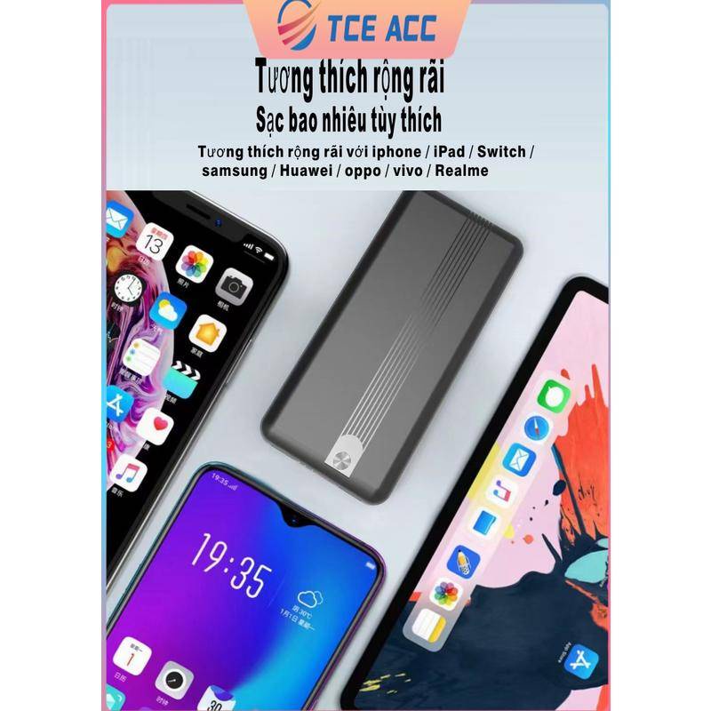 Sạc Dự Phòng sạc nhanh PD 18W 10000mAh Power Bank Cho iPhone iPad Switch Huawei Samsung Xiaomi Oppo Vivo Realme