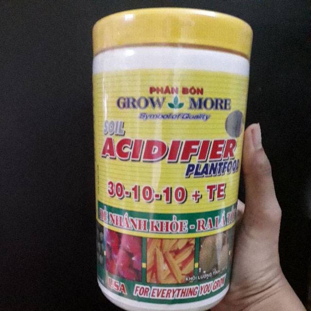 Phân Bón NPK Hoa, Cây Kiểng, Phong Lan GrowMore 30-10-10 hủ 500gr- 30-10-10, Phân 301010- Phân Bón L