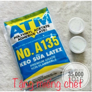 KEO SỮA ATM LATEX 1 kg [CHÍNH HÃNG]Tặng miếng chét