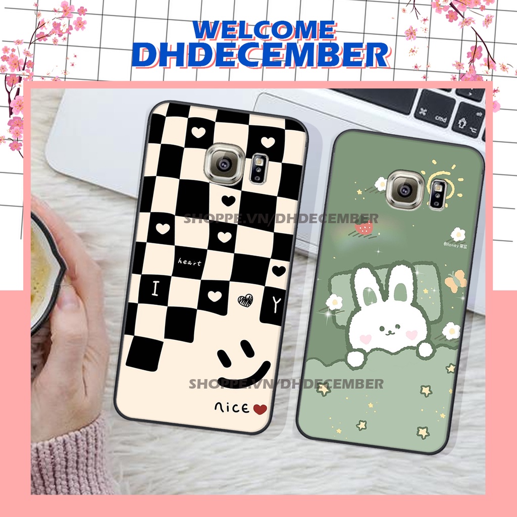Ốp lưng Samsung Galaxy S6 - S6 EDGE in hình dễ thương- cute dog- n@sa RẺ-ĐẸP-CHẤT
