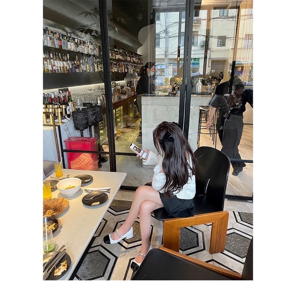 GIÀY MIUMIU QUAI XÍCH GÓT 4CM