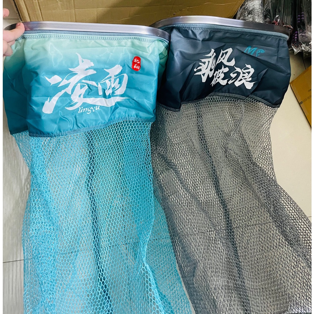 Rọng Đựng Cá Lingyu Dáng Vuông Và Tròn Kèm Túi Đựng Cao Cấp