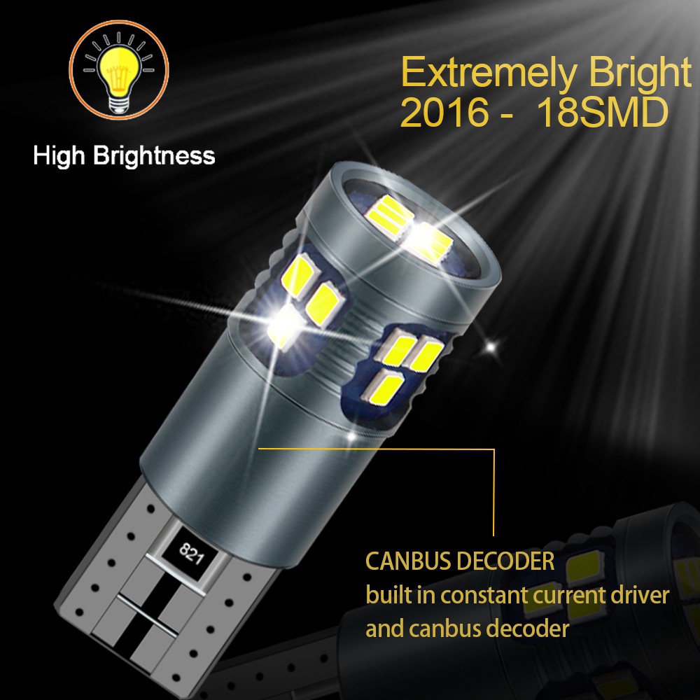 Bóng Đèn 18 LED T10 W5W 12-24V Chuyên Dụng Dành Cho Xe Hơi