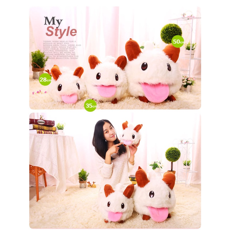 Gấu bông Poro Liên Minh Huyền Thoại LOL 25cm