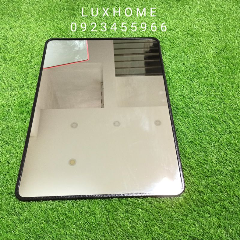 Gương Treo Tường LUXHOME 50*70cm Viền Nhỏ Bo góc Sang trọng Chống vỡ LVK