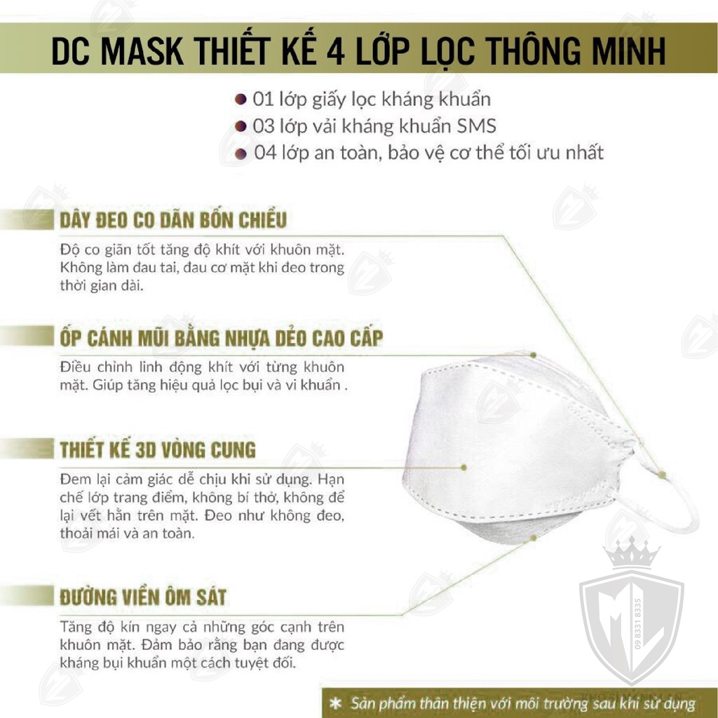Thùng Khẩu Trang 4D MASK KF94 Công Nghệ Dập Hàn Quốc ( 60 Gói ) - Hàng Chính Hãng Công Ty Cường Thịnh ( CT MASK ) | BigBuy360 - bigbuy360.vn