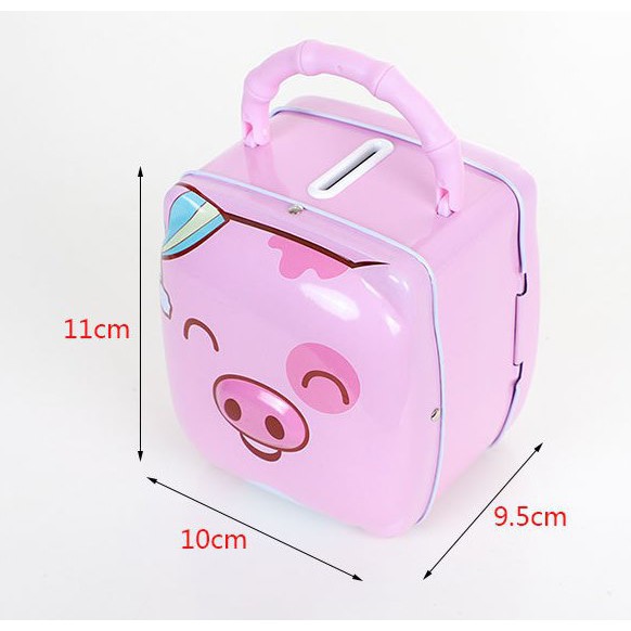 Ống heo bằng sắt-Có khóa mini