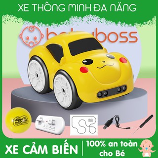 Xe Oto Điều Khiển Mini Thông Minh Cảm Biến Đa Năng và Đi Theo Nét Vẽ ZG32B
