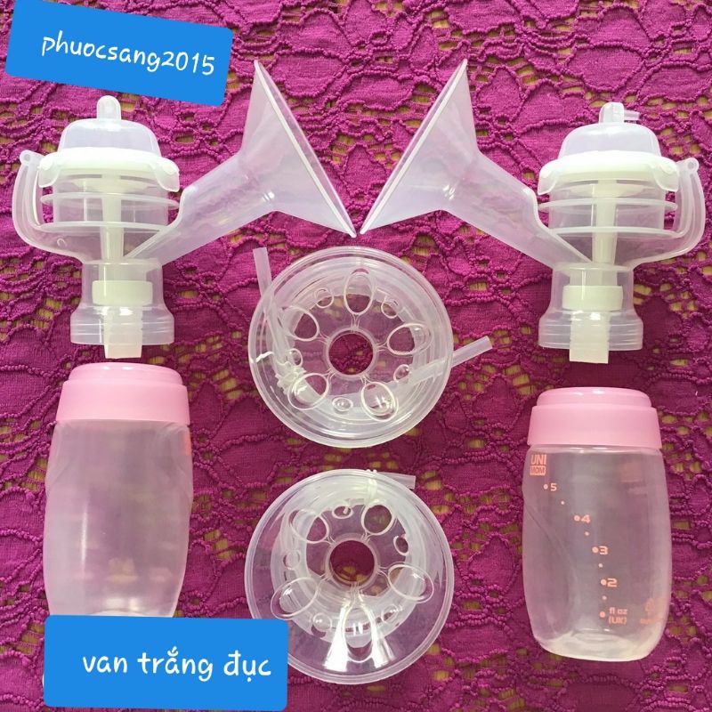 van chân không thay thế máy hút sữa Unimom - màu trắng đục