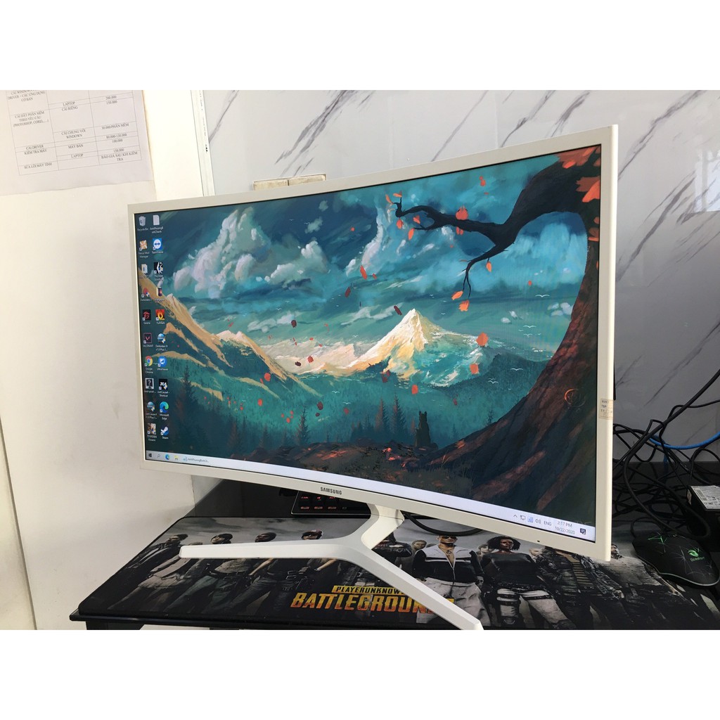 Màn hình Samsung 32F395 32" CONG, màu trắng | BigBuy360 - bigbuy360.vn