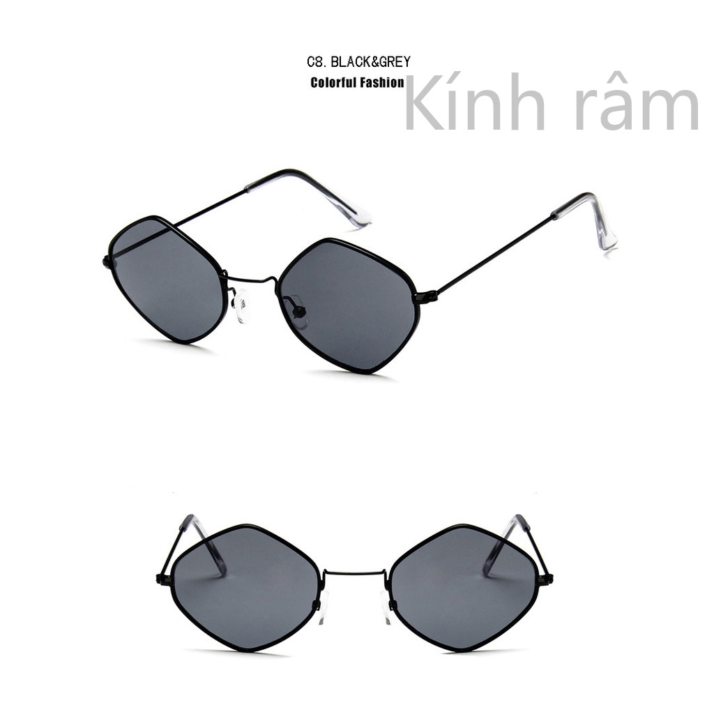 Kính Mát Nữ Gọng Kim Cương Thời Trang