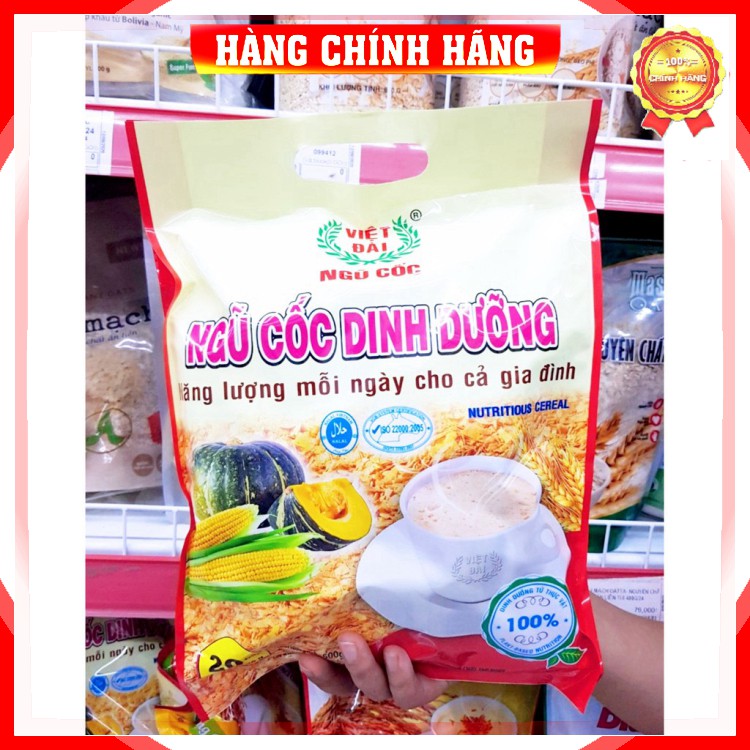 [ Tiêu Chuẩn Châu Âu ] Túi 500G Bột ngũ cốc dinh dưỡng Việt Đài Ngũ cốc sạch chất lượng an toàn đảm bảo chính hãng