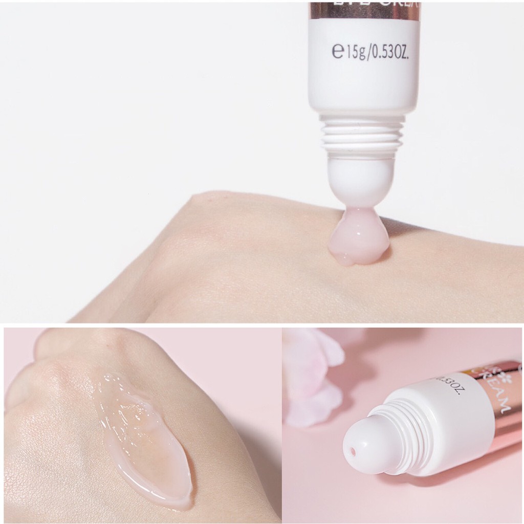 Kem mắt Hoa anh đào LAIKOU dưỡng ẩm giảm thâm quầng chống nhăn trẻ hóa vùng da mắt Japan Sakura Eye Cream LAIK20