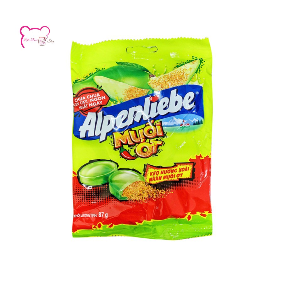 Alpenliebe hương vị xòai nhân muối ớt và các hương đa dạng khác