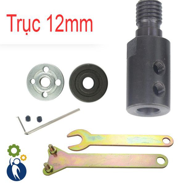 Bộ Trục Giữ Đĩa Cắt Cho Motor Trục 12mm