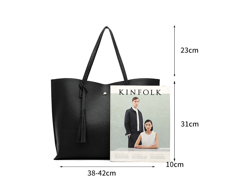 DIEWU 2020 new shopping bag Korean fashion women bag tassel simple shoulder bag large capacity tote bag DM-A2